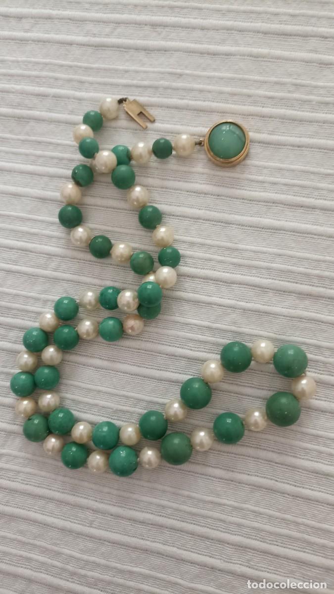 Joyeria: Collar antiguo de perlas y piedras. - Foto 5