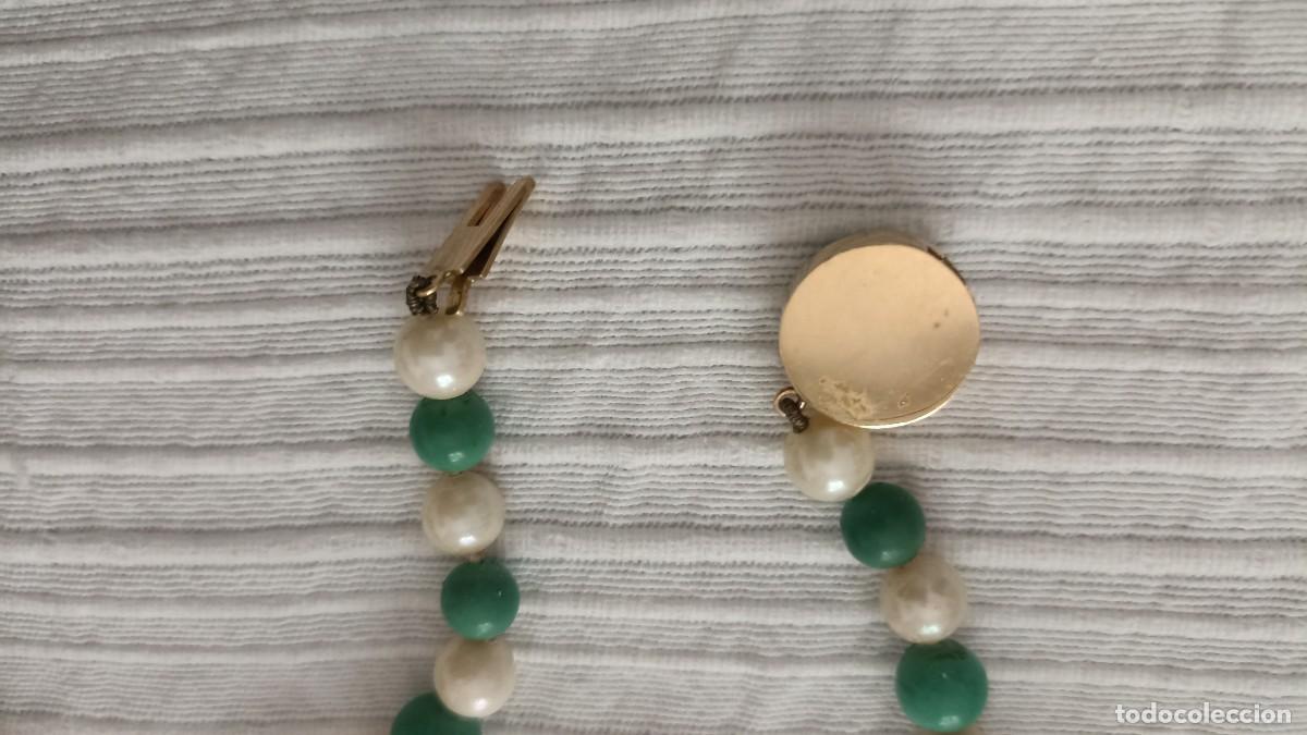 Joyeria: Collar antiguo de perlas y piedras. - Foto 6