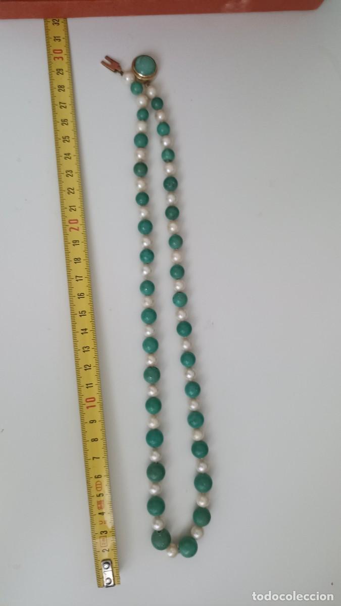 Joyeria: Collar antiguo de perlas y piedras. - Foto 1