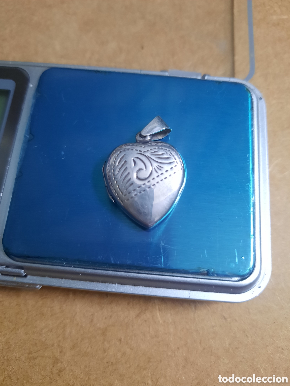 Joyeria: Colgante Relicario Coraz&oacute;n Plata de Ley 925