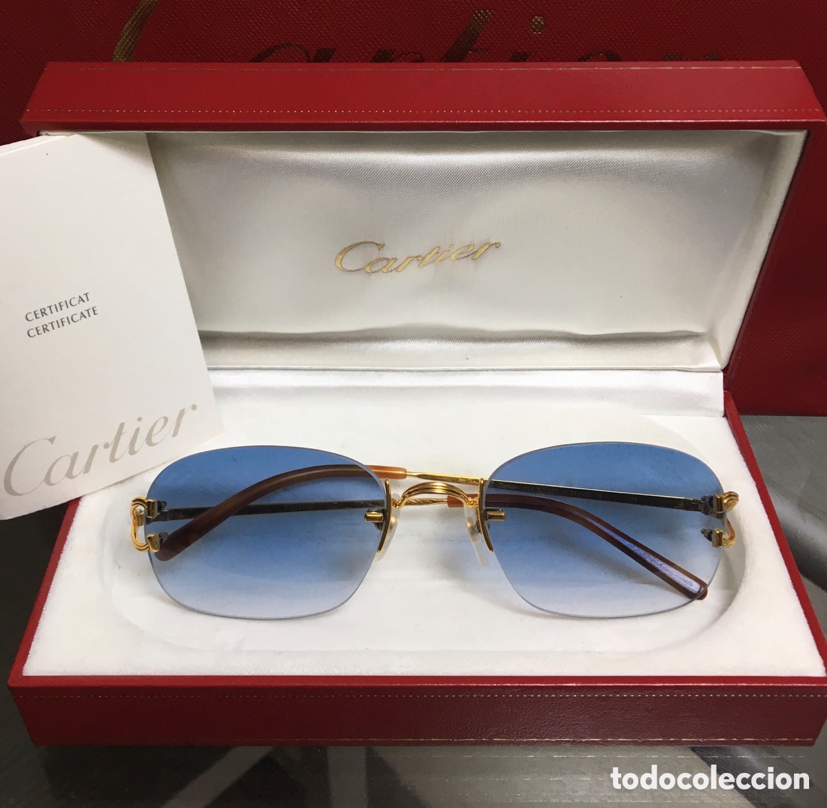 Joyeria: Gafas Cartier Chelsea Godrons vintage