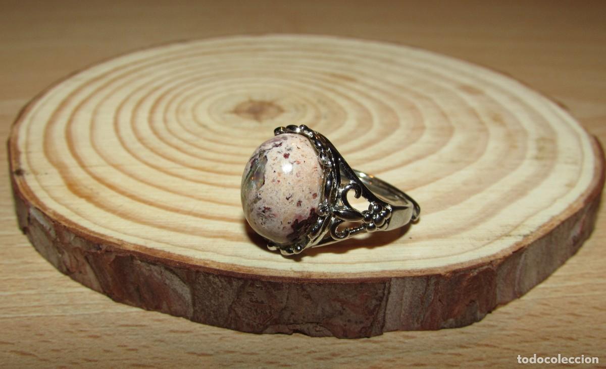Joyeria: Lote anillo sortija ajustable y colgante con &oacute;palos - Foto 15