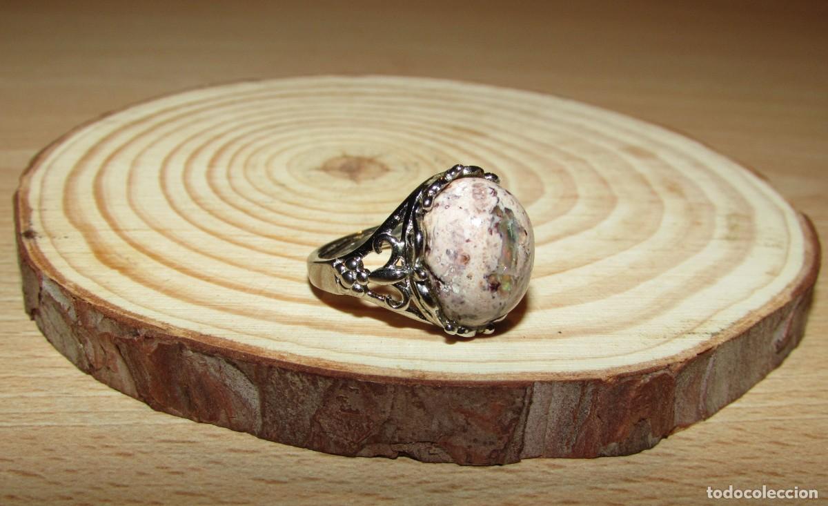 Joyeria: Lote anillo sortija ajustable y colgante con &oacute;palos - Foto 16