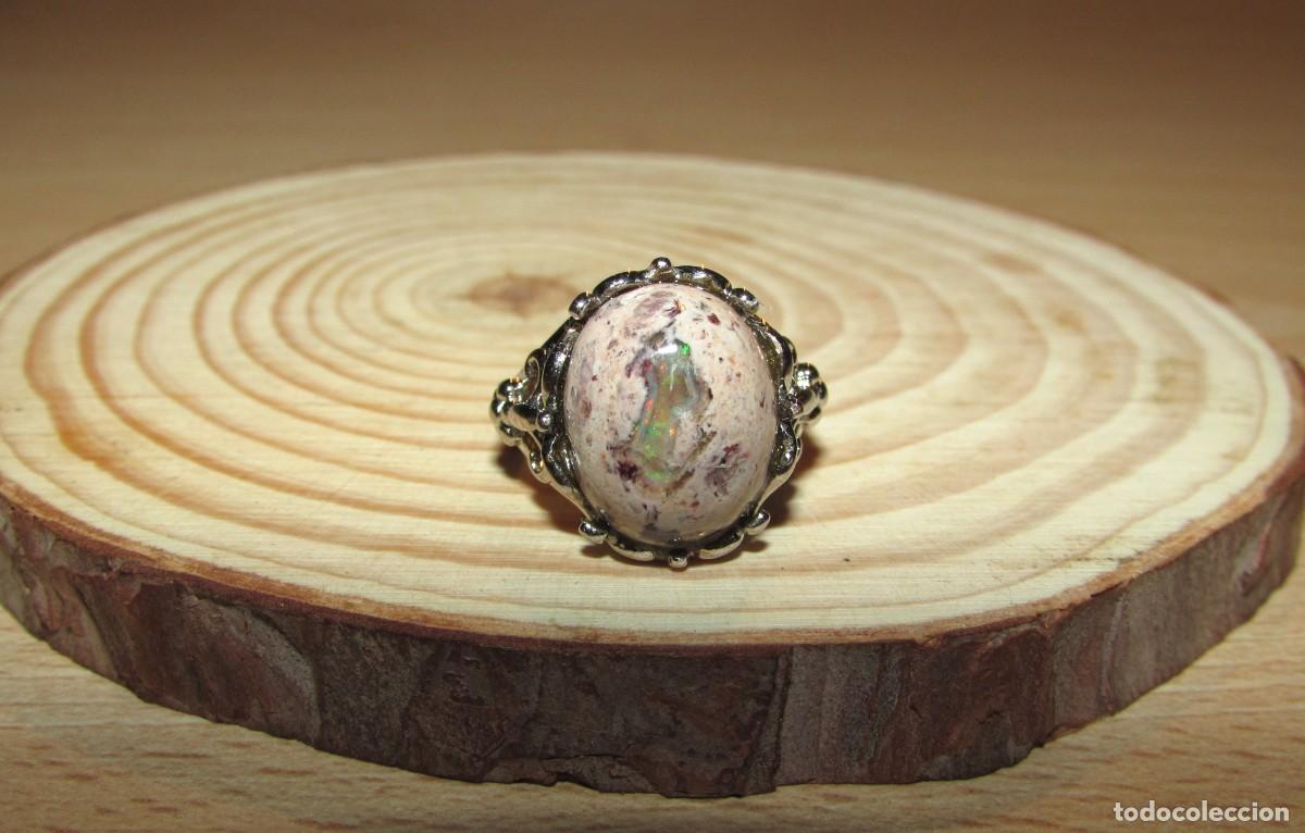 Joyeria: Lote anillo sortija ajustable y colgante con &oacute;palos - Foto 17