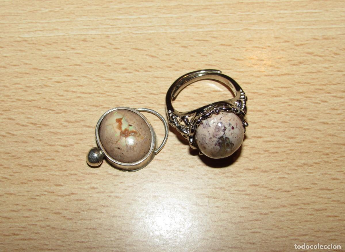 Joyeria: Lote anillo sortija ajustable y colgante con &oacute;palos - Foto 20