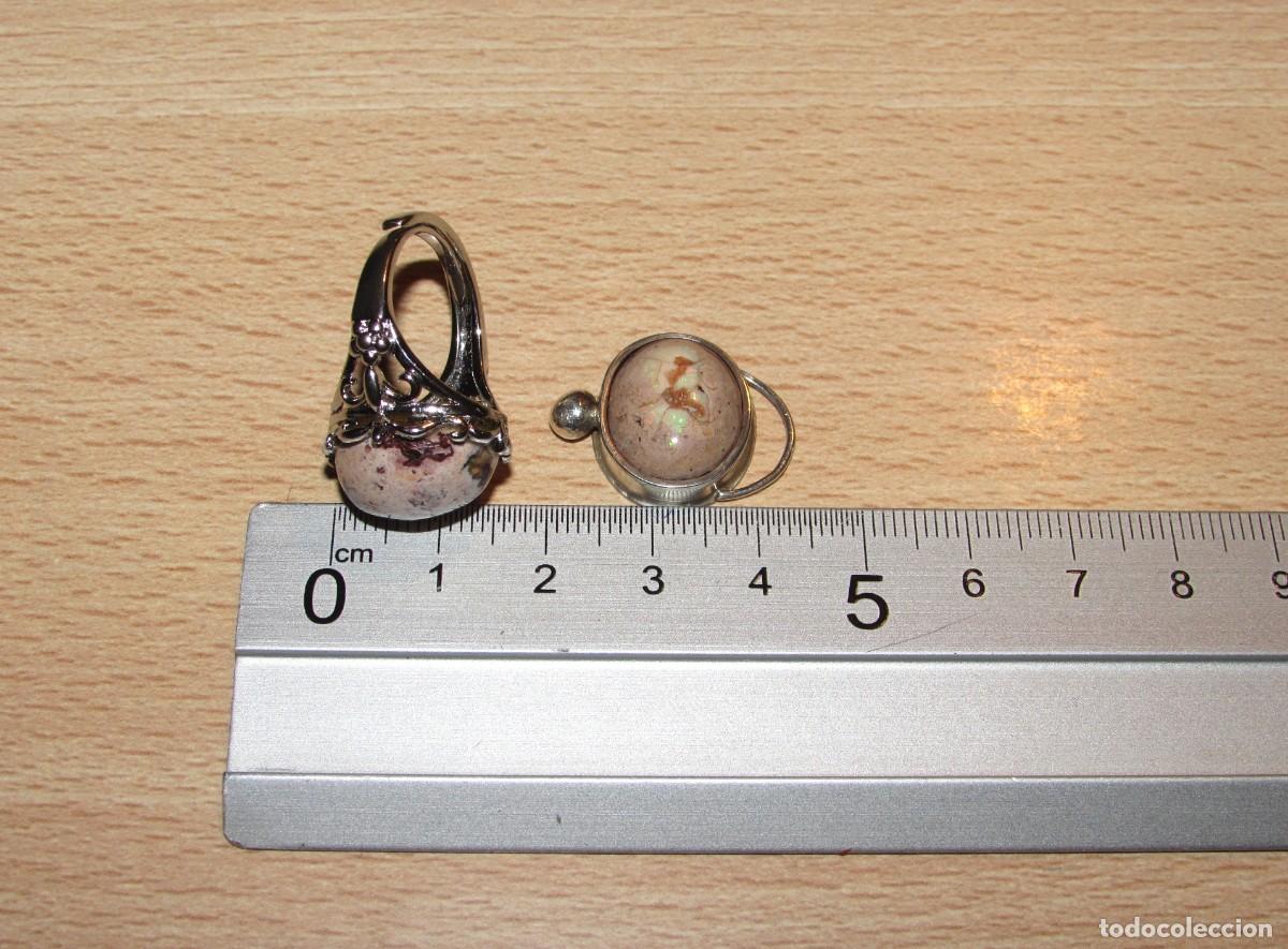 Joyeria: Lote anillo sortija ajustable y colgante con &oacute;palos - Foto 22
