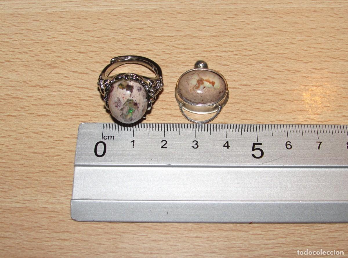 Joyeria: Lote anillo sortija ajustable y colgante con &oacute;palos - Foto 23