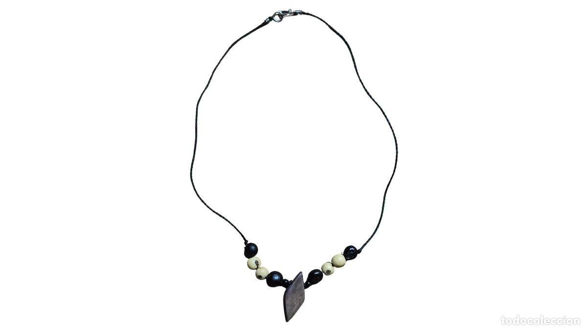 Joyeria: COLLAR &Eacute;TNICO VINTAGE - SEMILLAS A&Ccedil;A&Iacute;, EMBA&Uacute;BA - ARTESAN&Iacute;A INDIGENA - BRASIL