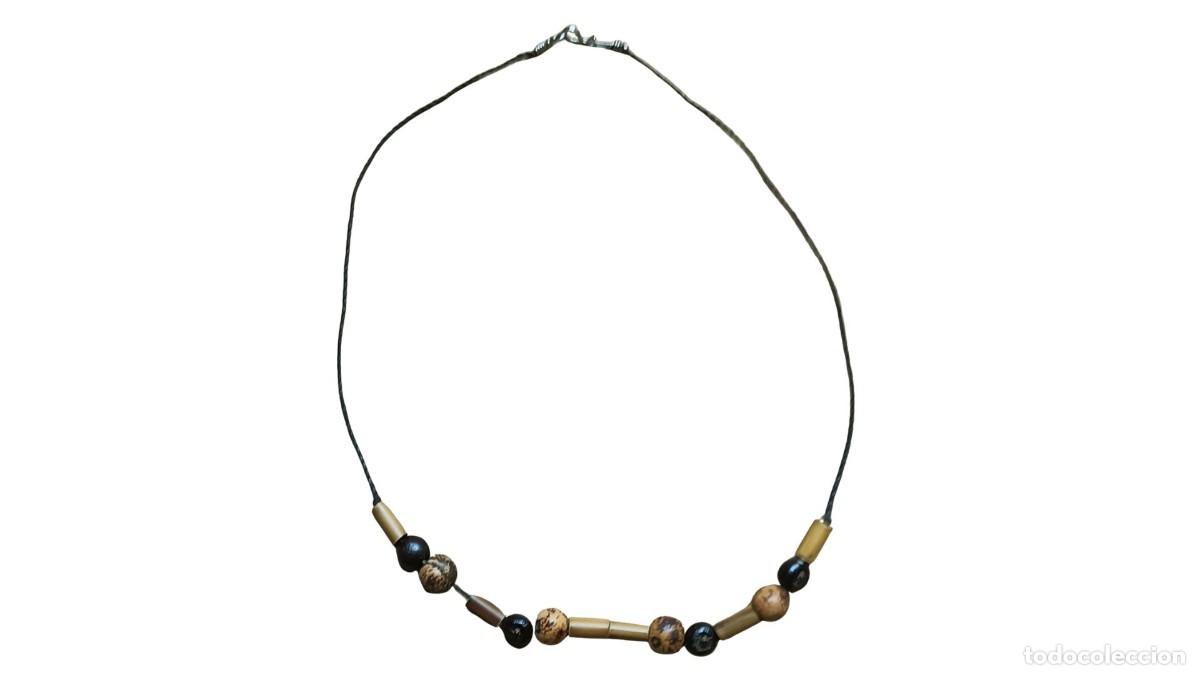 Joyeria: COLLAR &Eacute;TNICO VINTAGE - SEMILLAS A&Ccedil;A&Iacute;, EMBA&Uacute;BA - ARTESAN&Iacute;A INDIGENA - BRASIL