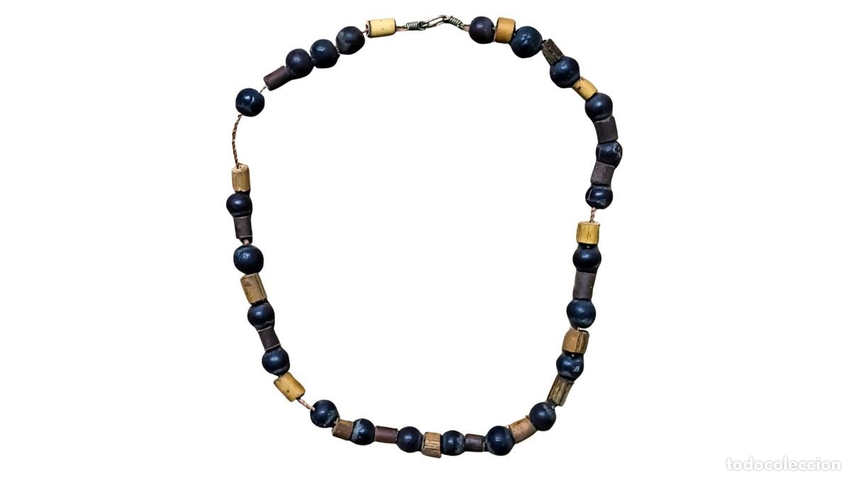 Joyeria: COLLAR &Eacute;TNICO VINTAGE - SEMILLAS TUCUM Y BAMB&Uacute; - ARTESAN&Iacute;A INDIGENA - BRASIL