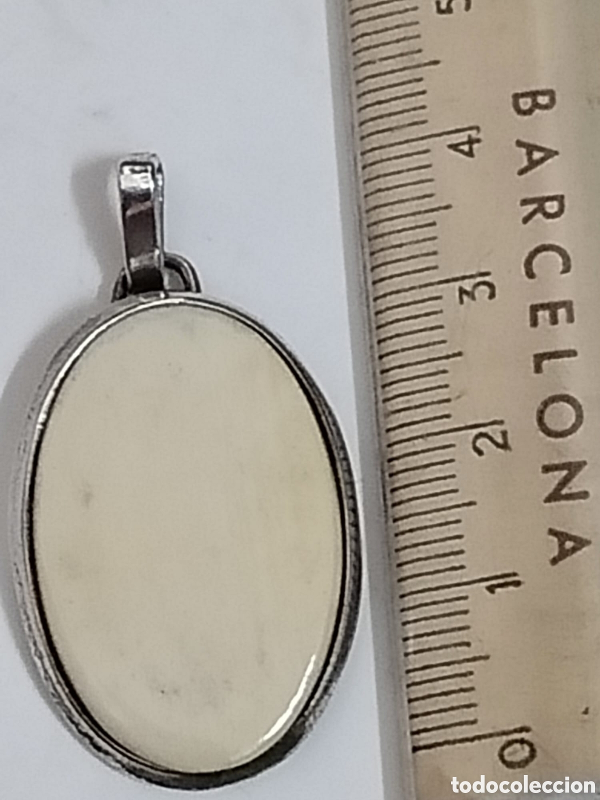 Joyeria: Colgante marfil y plata de ley