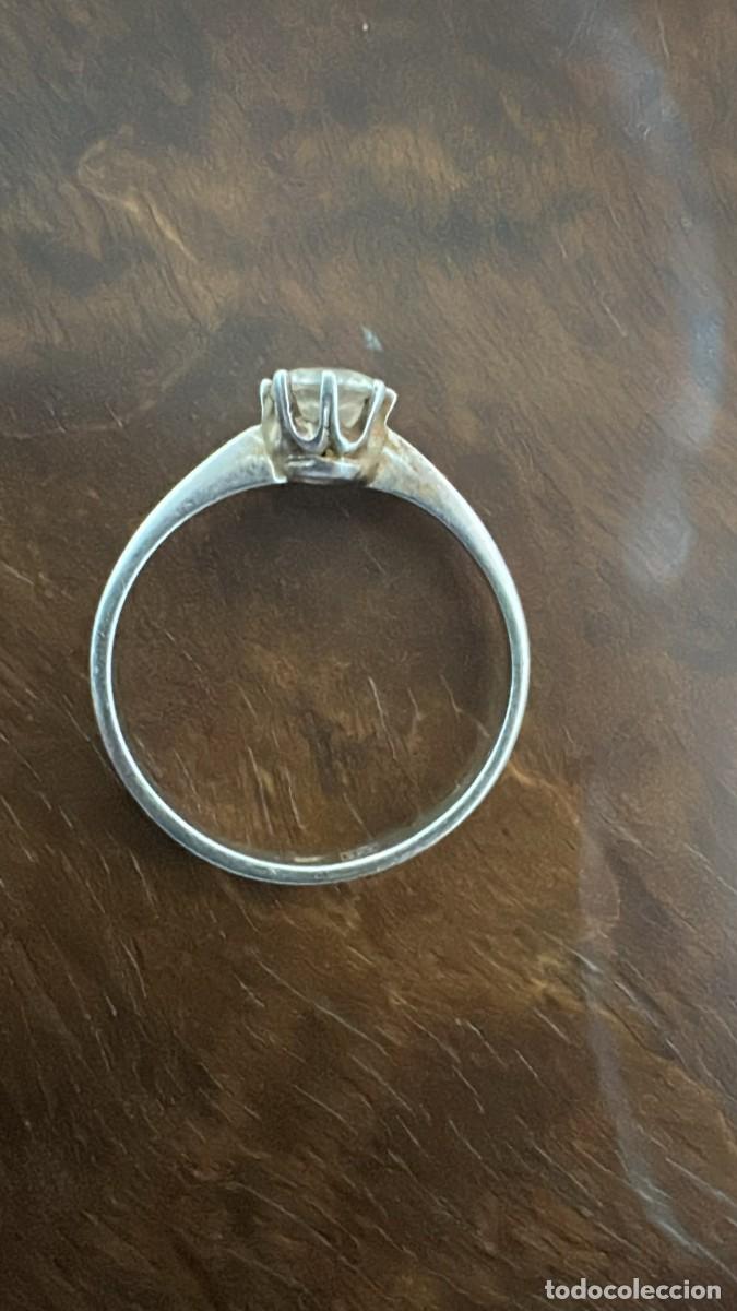 Joyeria: Anillo Solitario Vintage de Plata de Ley 925 &ndash; FINLANDIA Contraste y Punz&oacute;n Oval (c. 1973&ndash;1998)