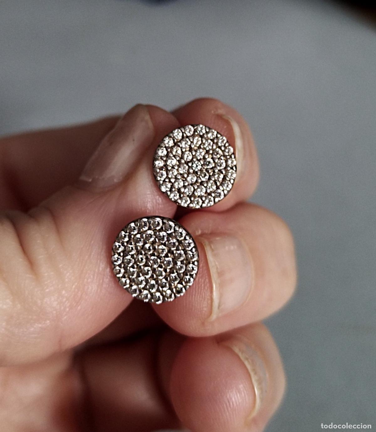 Joyeria: Pendientes plata de ley con circonitas. - Foto 3