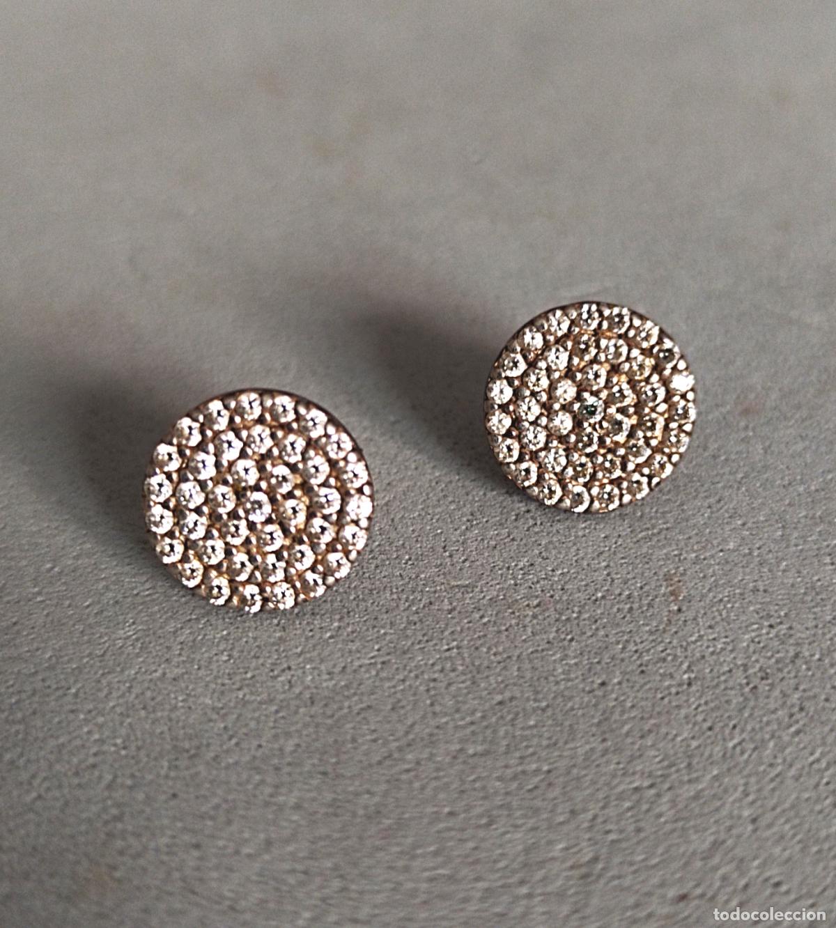 Joyeria: Pendientes plata de ley con circonitas.