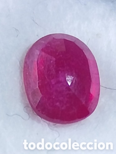 Joyeria: Rub&iacute; natural tallado de 2 ct de &eacute;poca (origen &Aacute;frica)