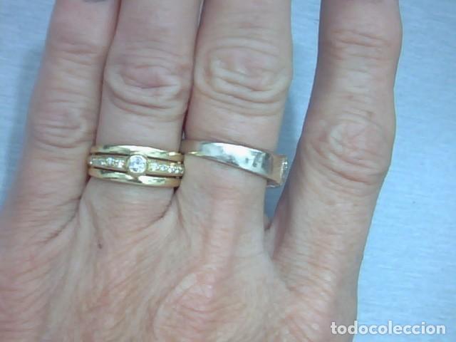 Joyeria: anillo en oro 18 kts y diamantes - Foto 2