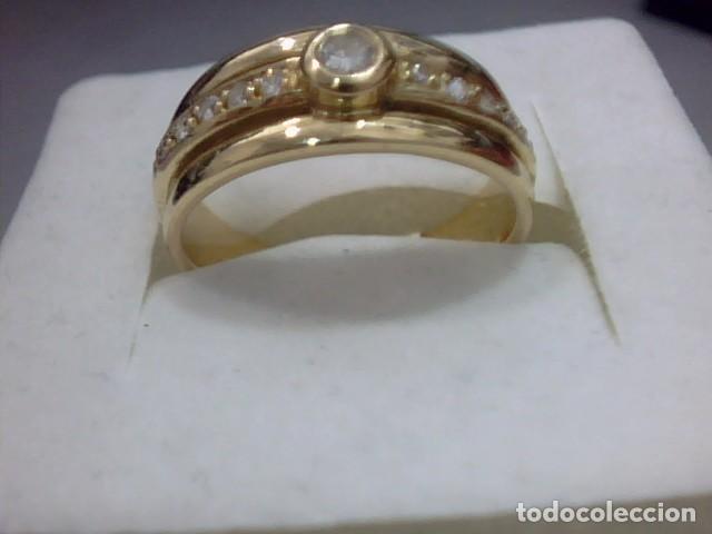 Joyeria: anillo en oro 18 kts y diamantes - Foto 5
