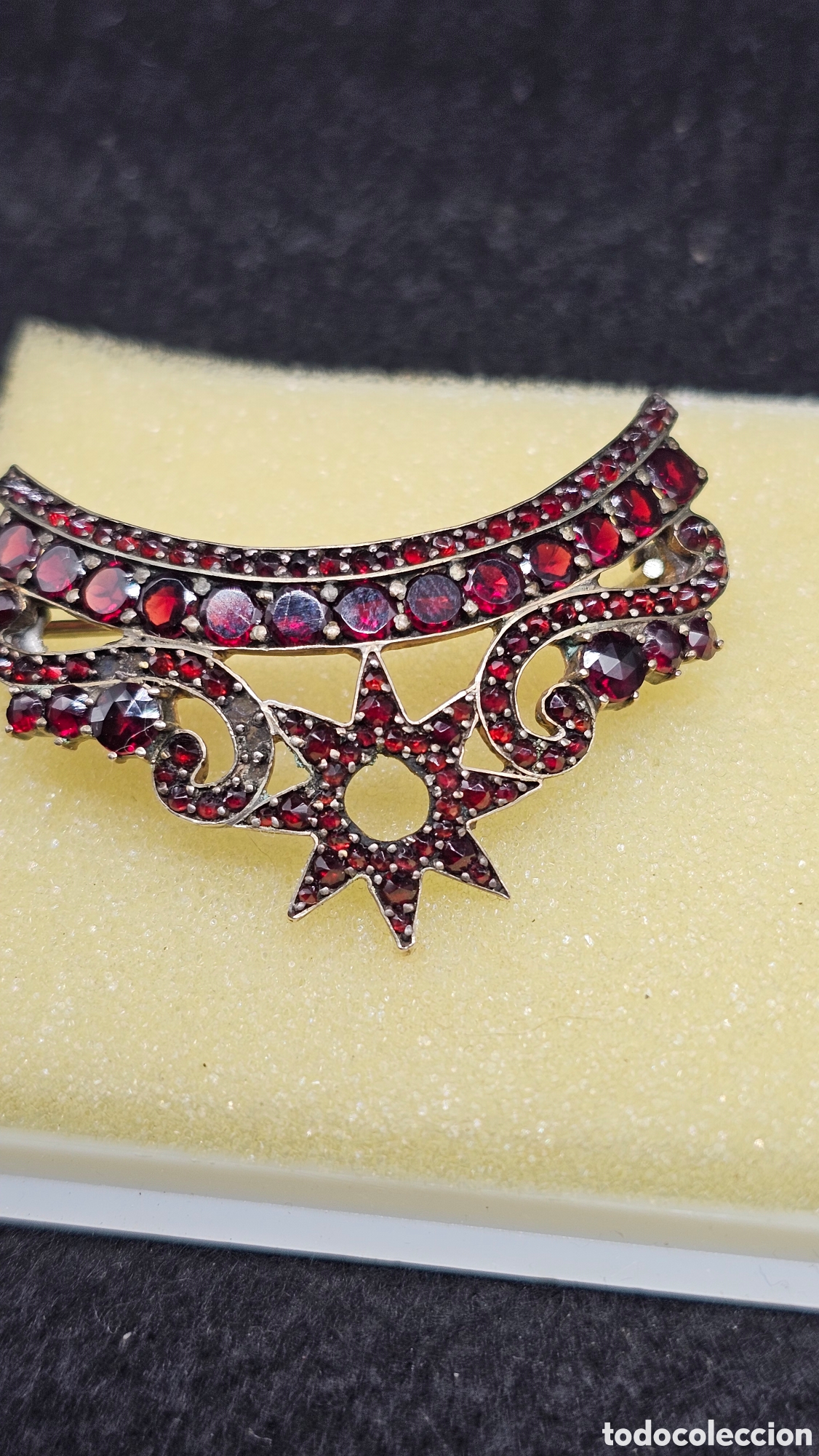 Joyeria: antiguo broche victoriano bohemio