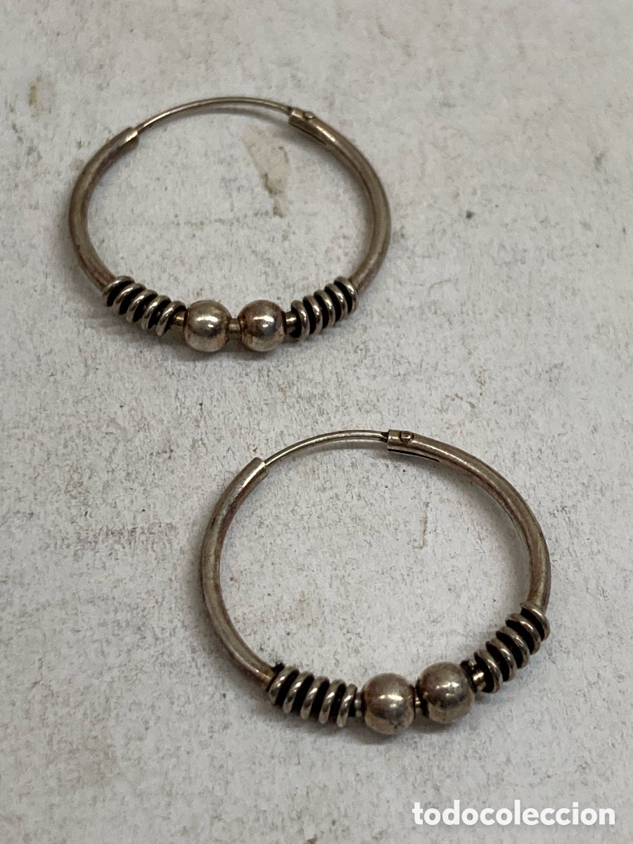 Joyeria: Pendientes de plata P549 - Foto 1