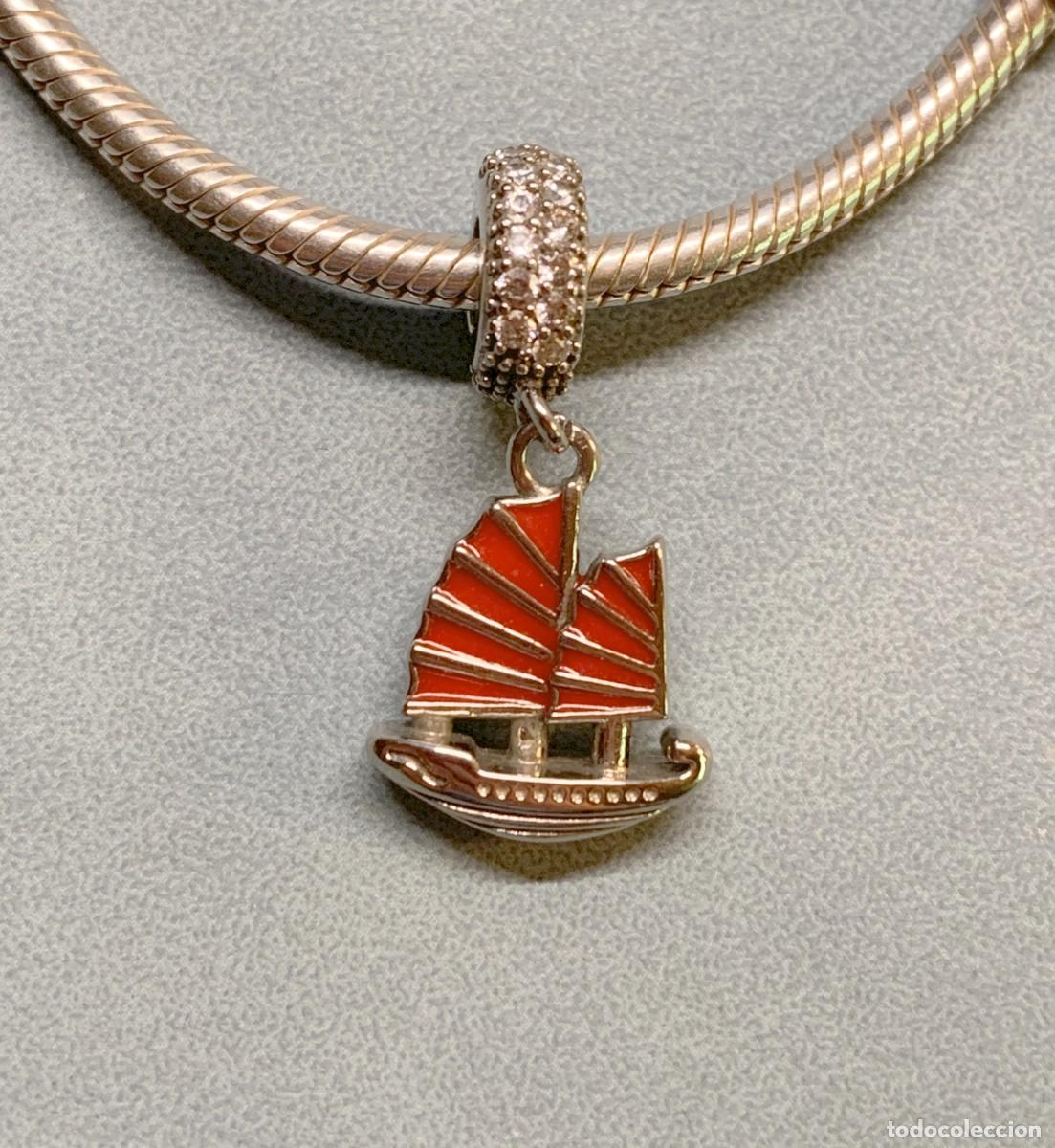 Joyeria: Charm Pandora Original Colgante Barco de Junco Chino