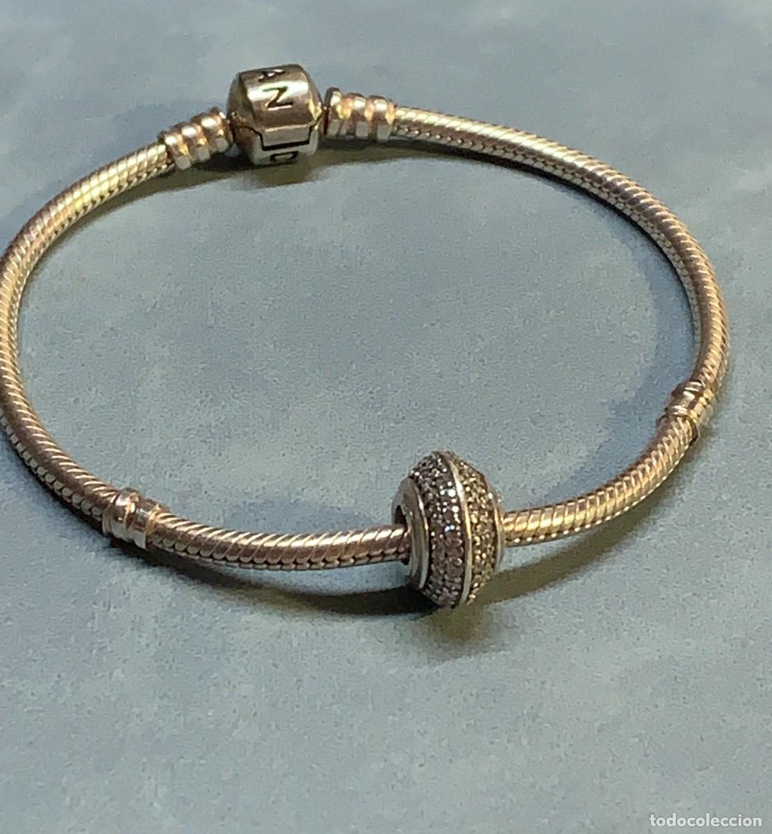 Joyeria: Charm Pandora Original con circonitas c&uacute;bicas transparentes engastadas en pav&eacute;
