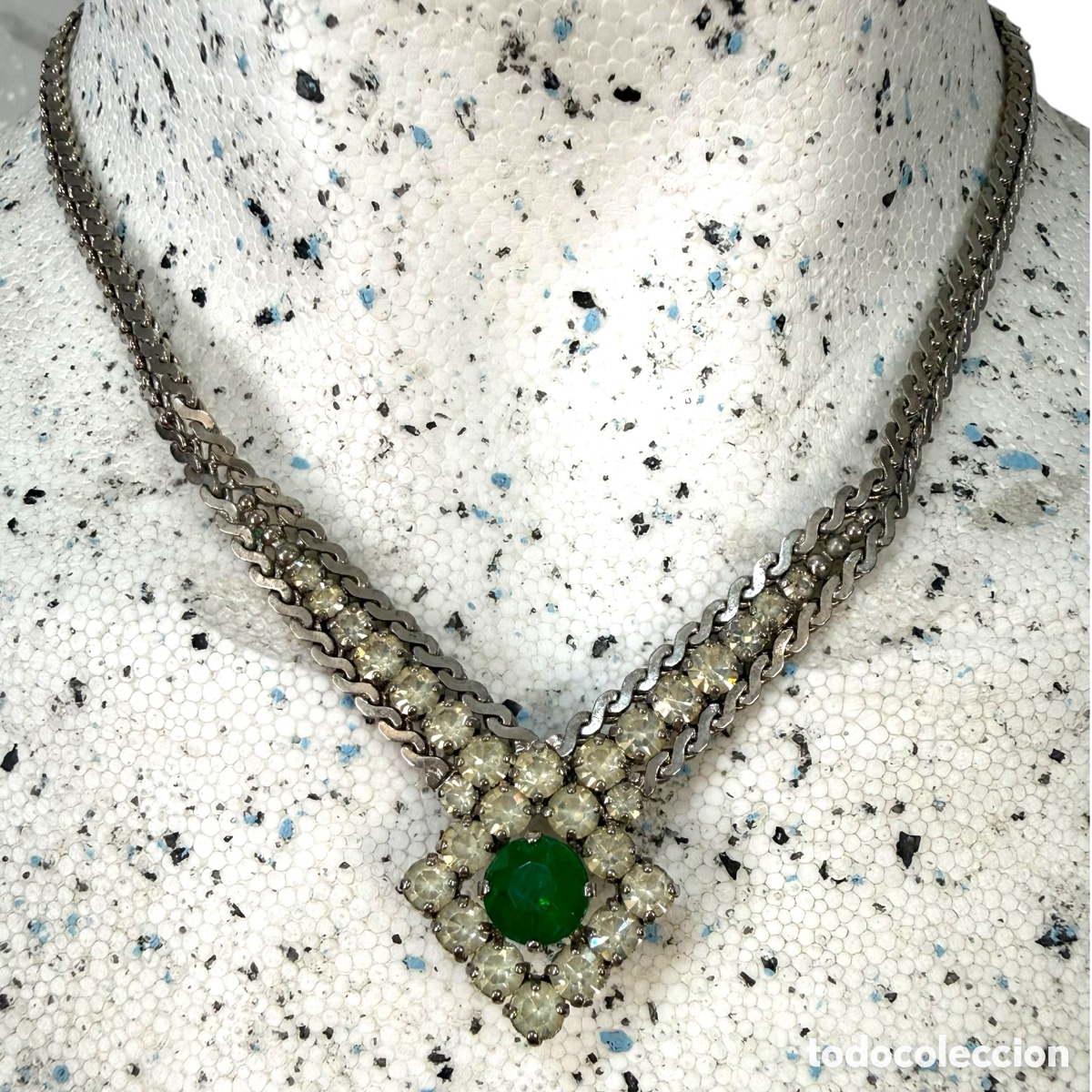 Joyeria: CHRISTIAN DIOR. Gargantilla Christian Dior con cristales Swarovski vintage a&ntilde;os 70