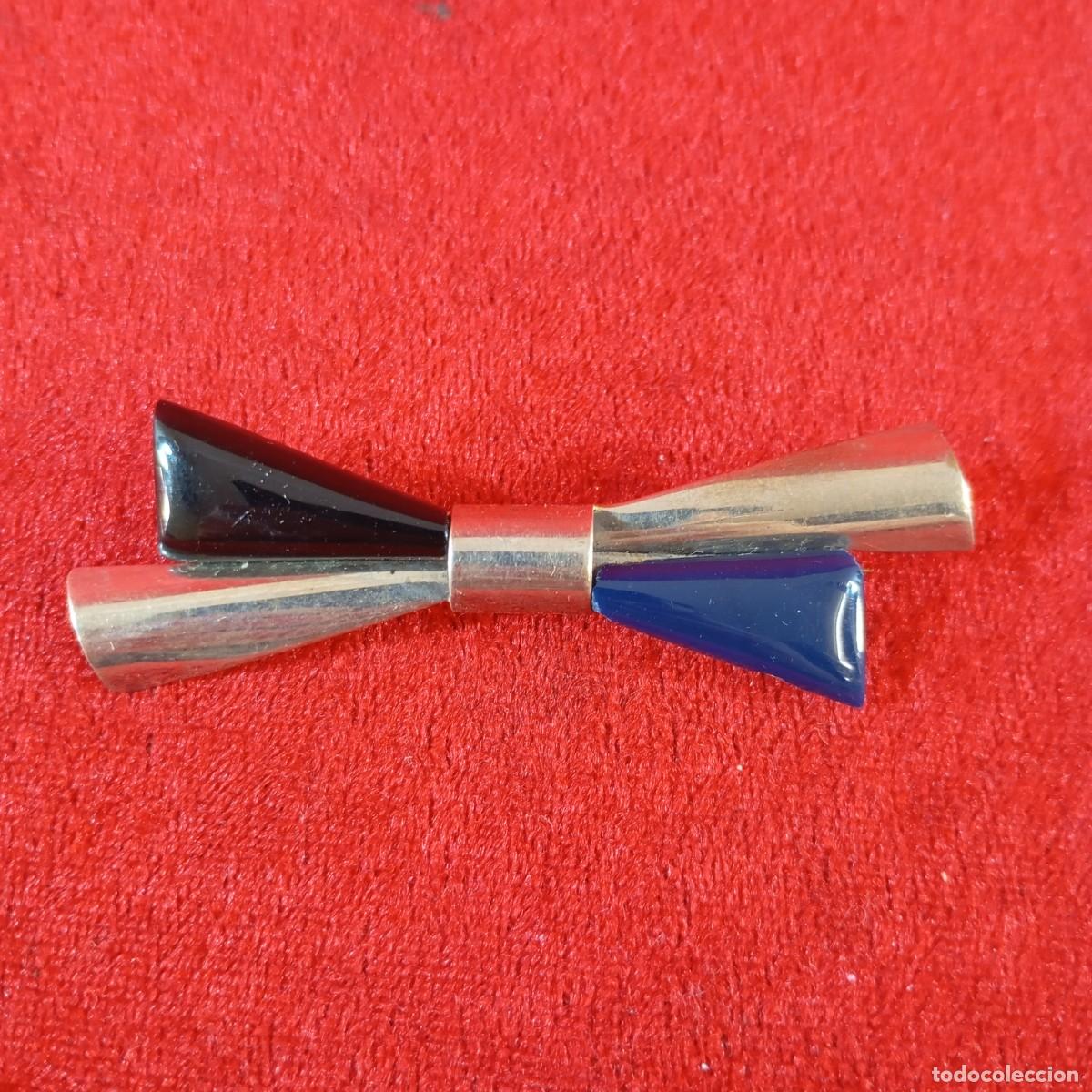 Joyeria: BROCHE VINTAJE GEOM&Eacute;TRICO METALICO - ESTILO ART D&Eacute;CO - 7,5 CM
