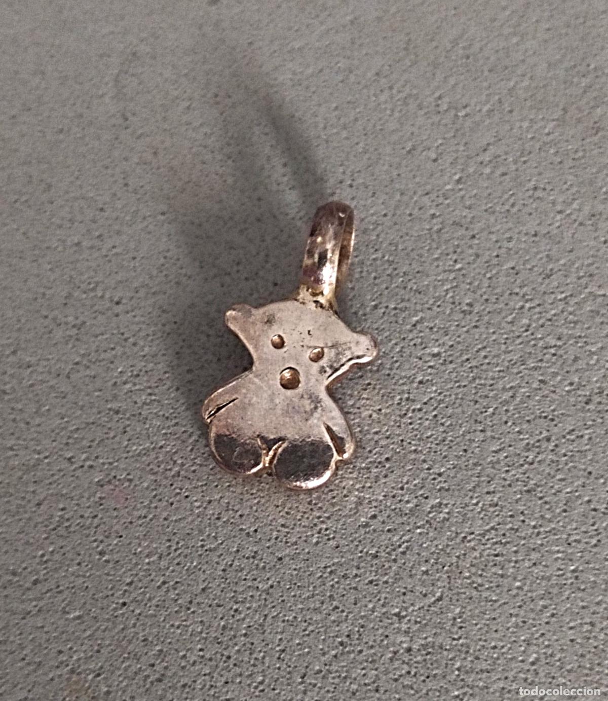 Joyeria: Colgante, oso, osito de plata de ley.