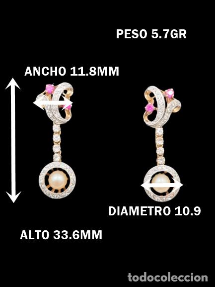 Joyeria: Conjunto de pendientes y anillo de oro - Foto 3