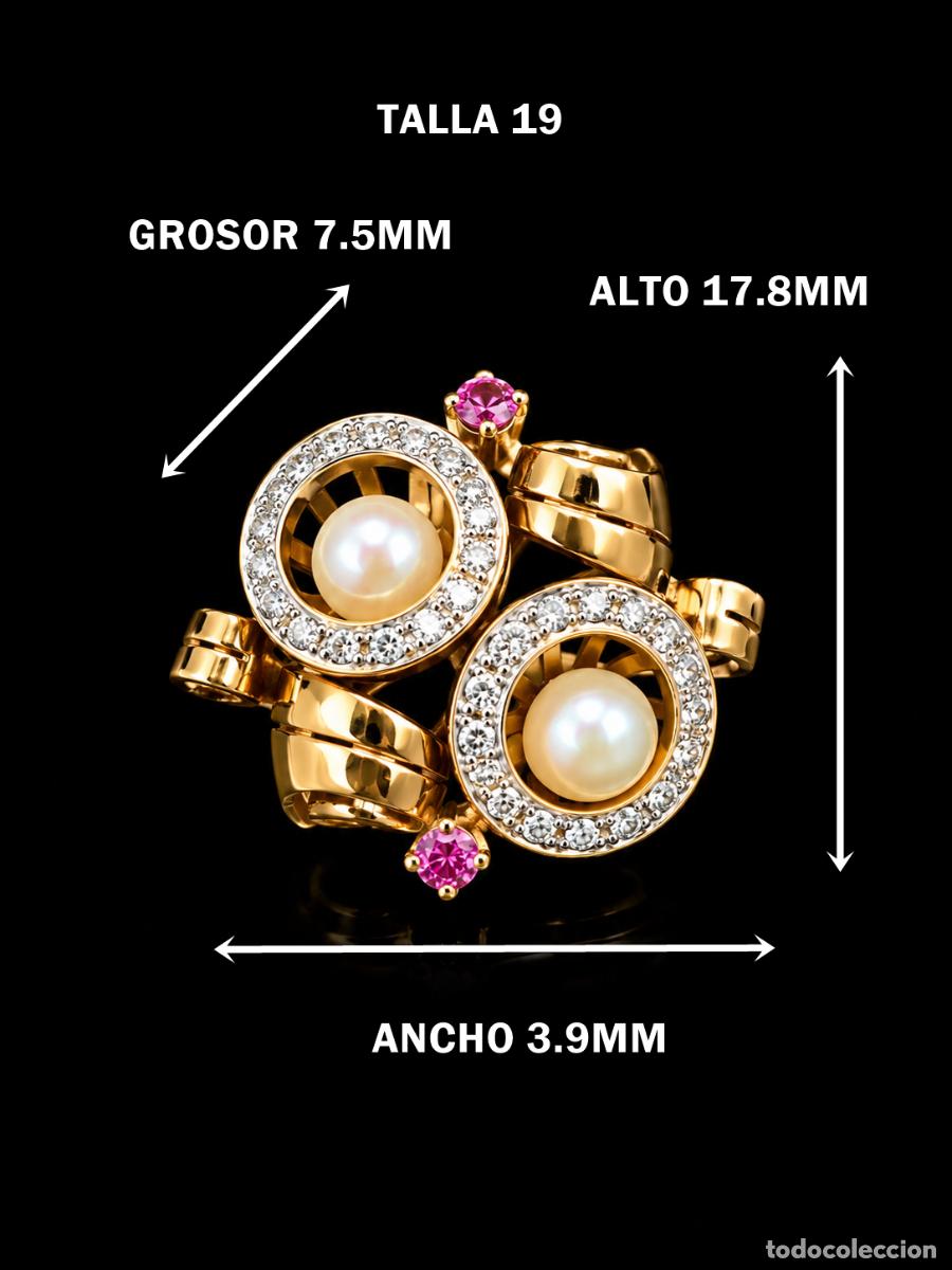 Joyeria: Conjunto de pendientes y anillo de oro - Foto 10