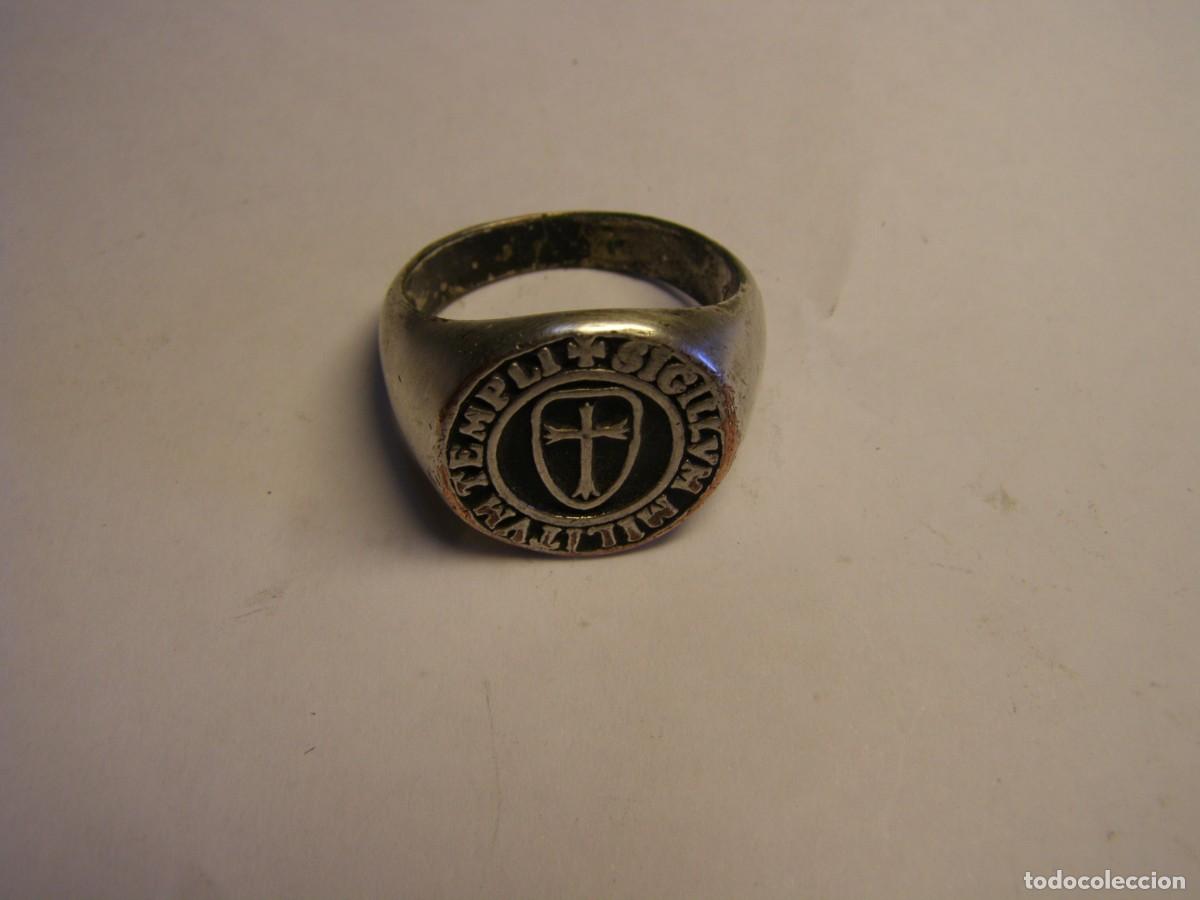 Joyeria: Anillo sello templarios. - Foto 1