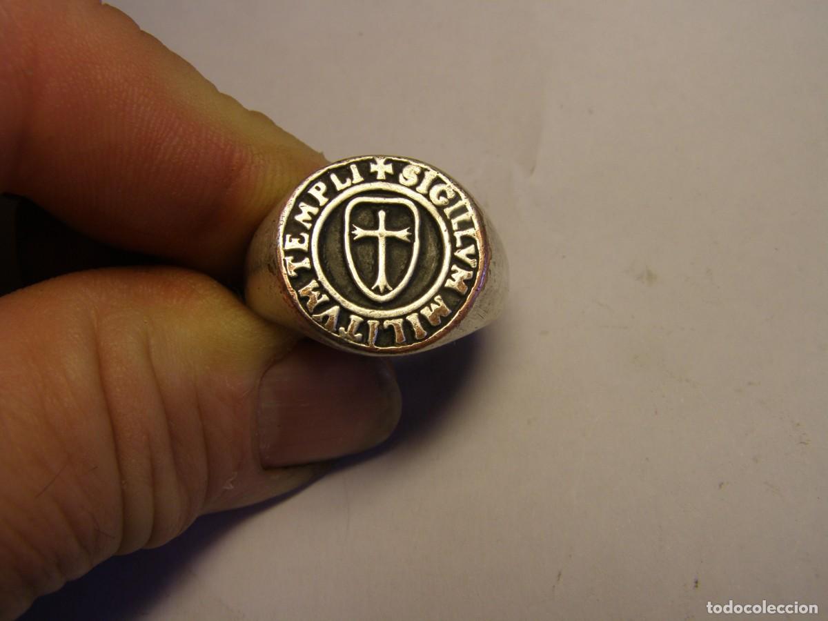 Joyeria: Anillo sello templarios. - Foto 2