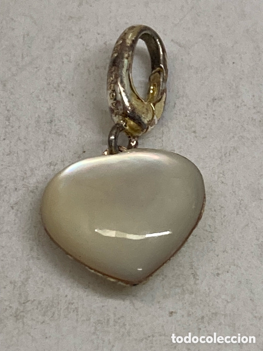 Joyeria: Colgante de plata y n&aacute;car C675