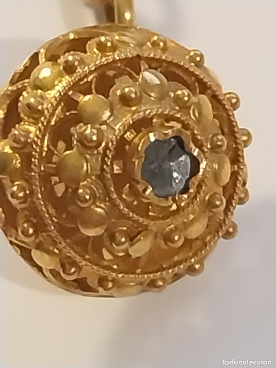 Joyeria: Gemelos hist&oacute;ricos de oro 18k bot&oacute;n charro - Foto 5