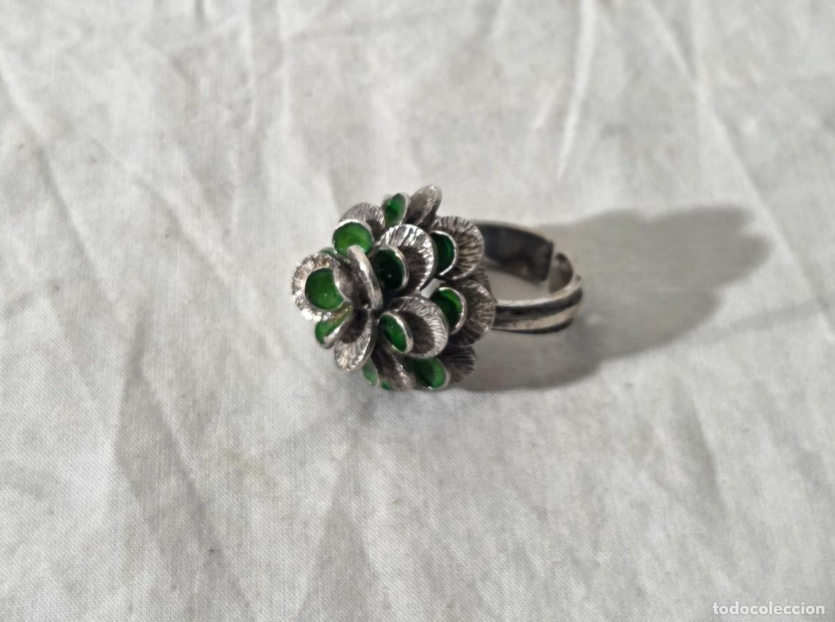 Joyeria: Anillo de plata de ley y lacados - Foto 1