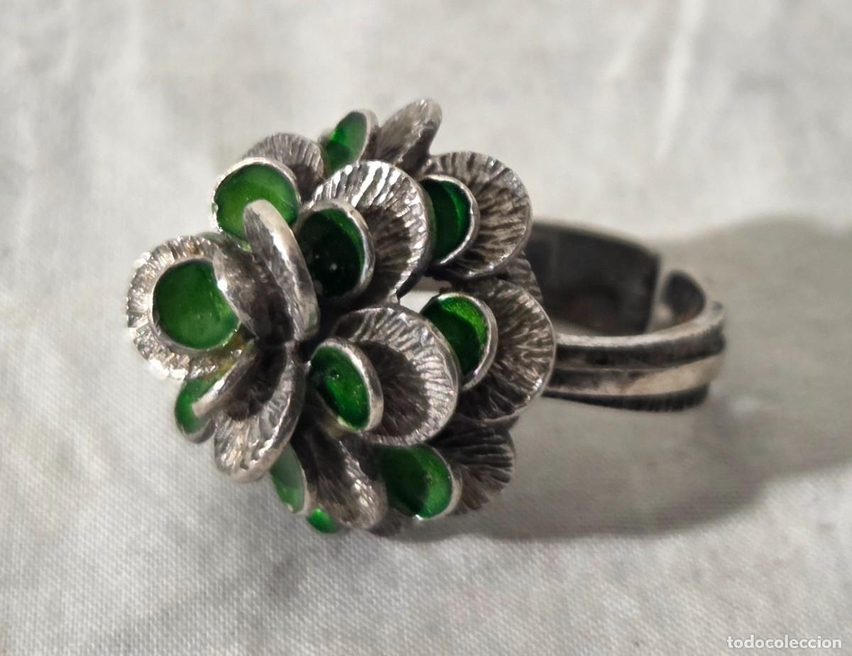 Joyeria: Anillo de plata de ley y lacados - Foto 2