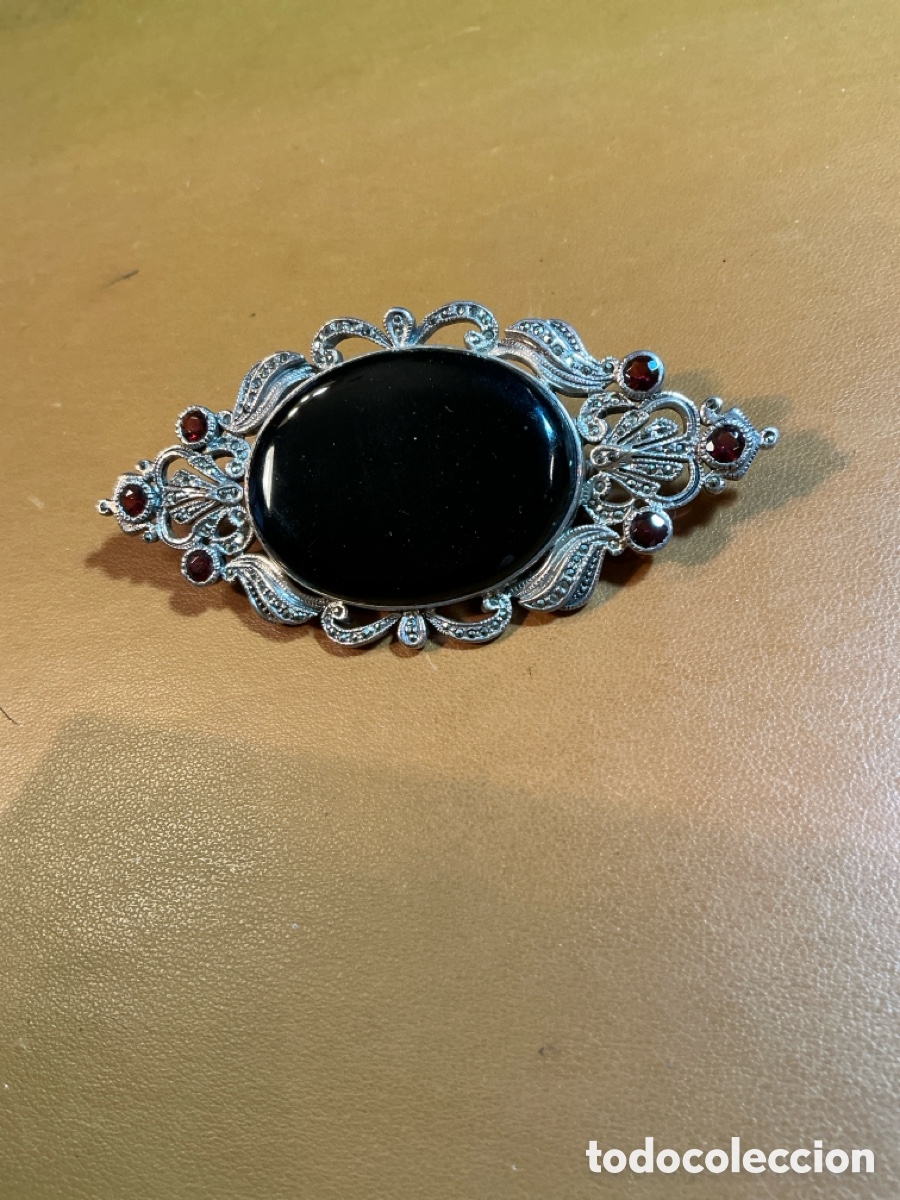 Joyeria: Broche plata estilo victoriano - Foto 1