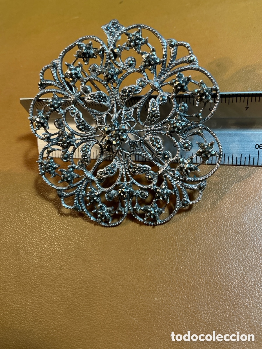 Joyeria: Broche filigrana plata vintage - Foto 8