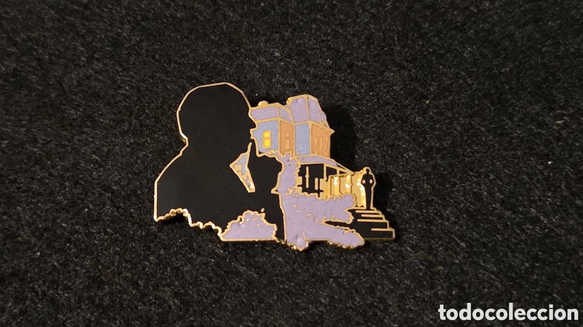 Joyeria: Pin de Alfred Hitchcock (aut&eacute;ntico de Demonds & Merveilles)