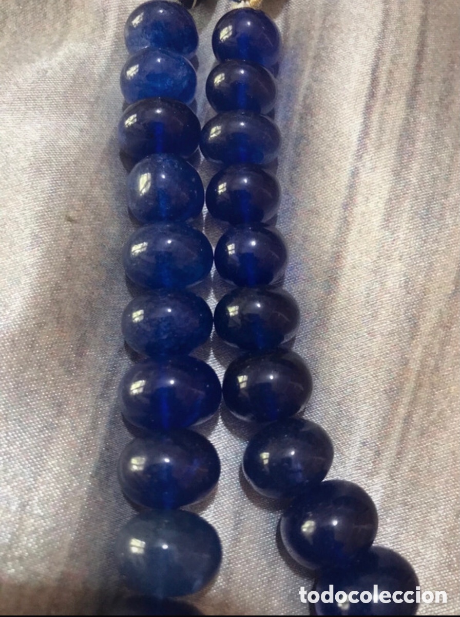Joyeria: Collar &oacute;nix azul, natural - Foto 5