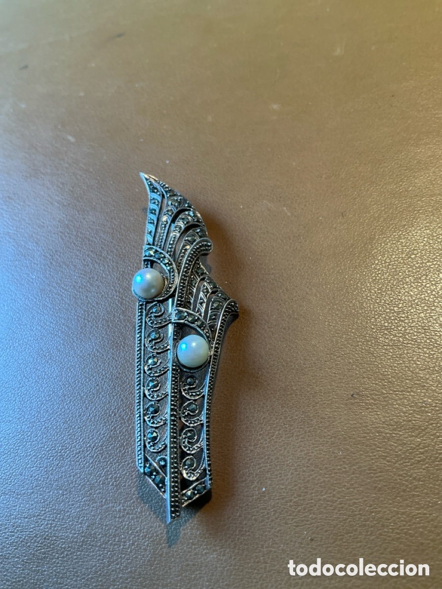 Joyeria: Broche plata estilo art d&eacute;co - Foto 4