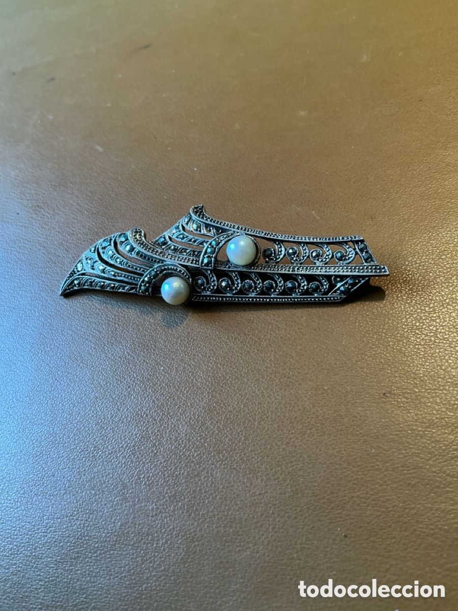 Joyeria: Broche plata estilo art d&eacute;co - Foto 1