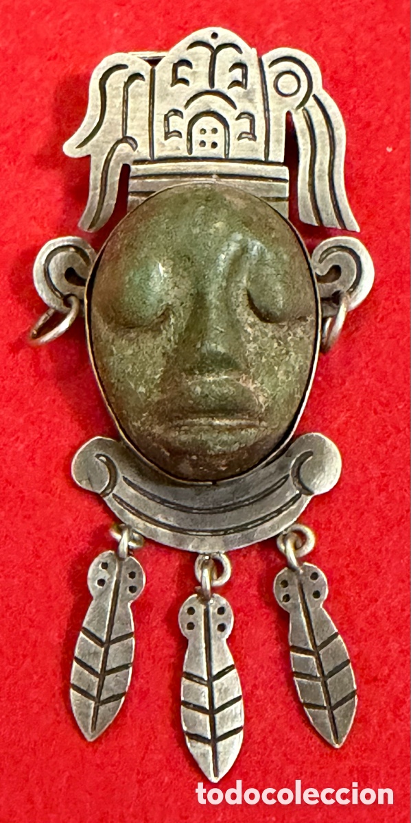 Joyeria: Curioso, broche mexicano en plata de ley contrastada