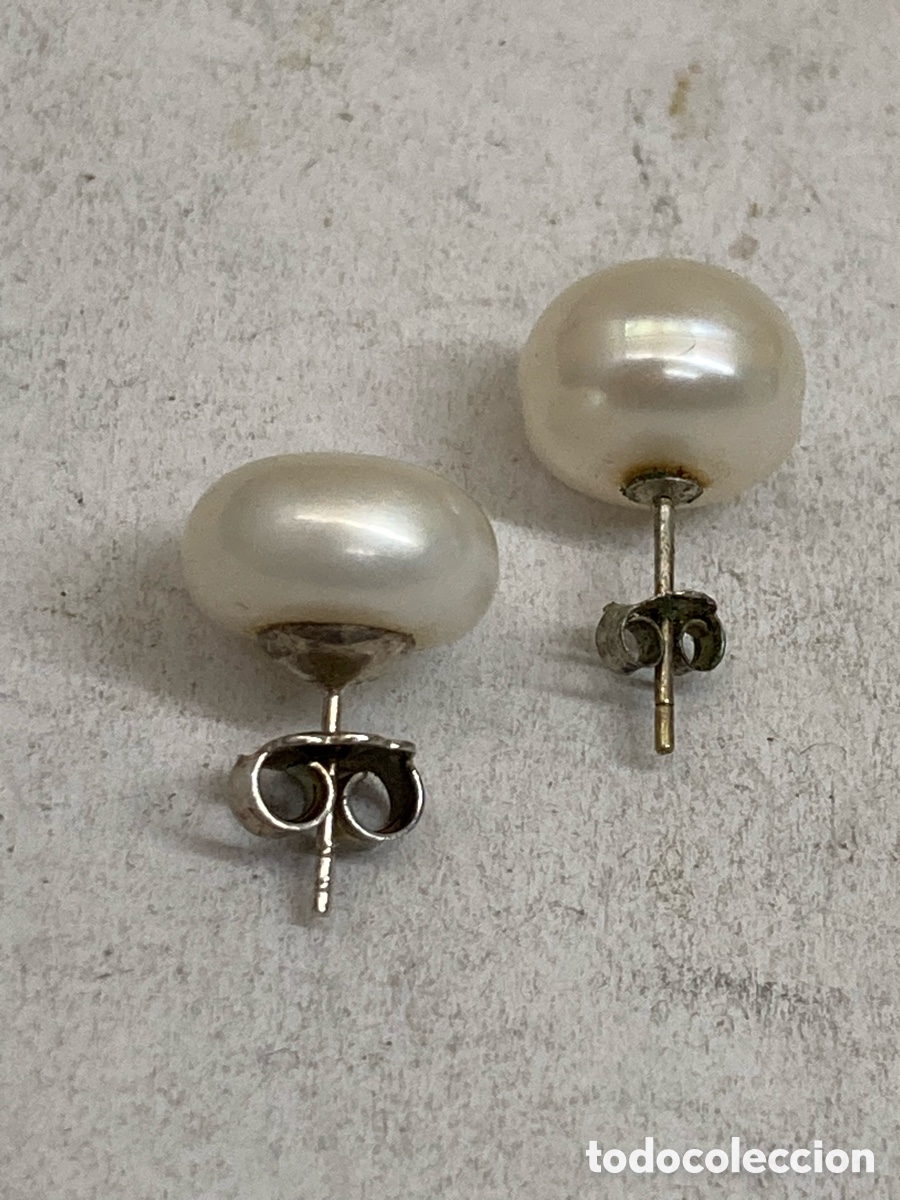 Joyeria: Pendientes de plata perla P551 - Foto 1