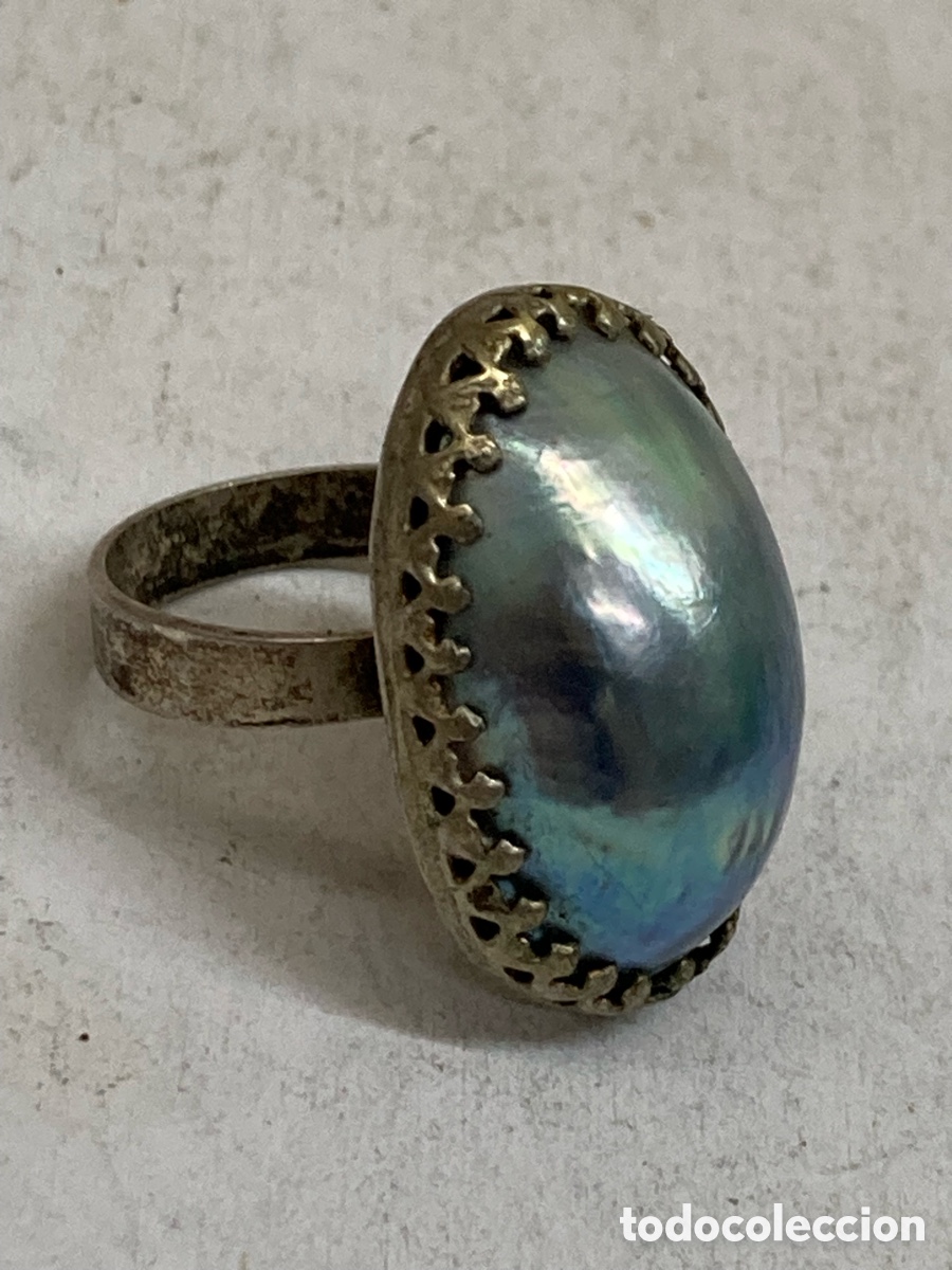 Joyeria: Anillo de plata y perla S552
