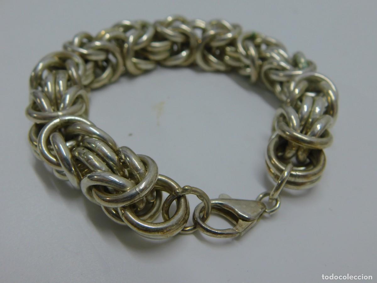 Joyeria: PULSERA DE PLATA CON ESLABONES ENTRELAZADOS - Foto 7