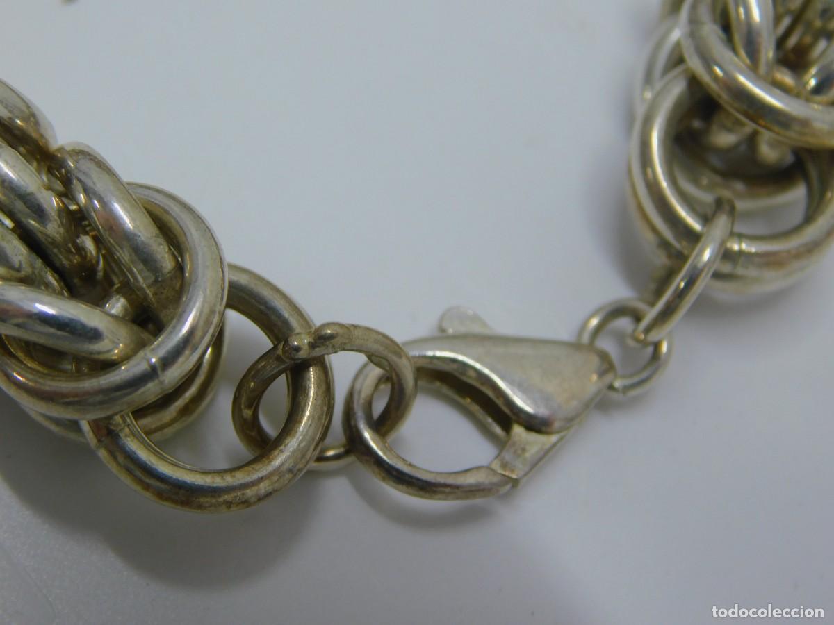 Joyeria: PULSERA DE PLATA CON ESLABONES ENTRELAZADOS - Foto 8