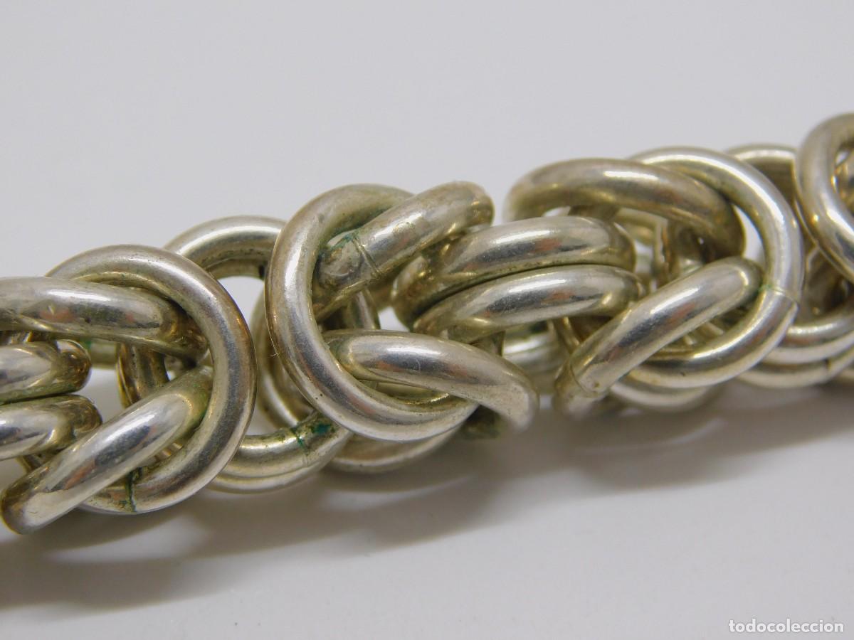 Joyeria: PULSERA DE PLATA CON ESLABONES ENTRELAZADOS - Foto 9