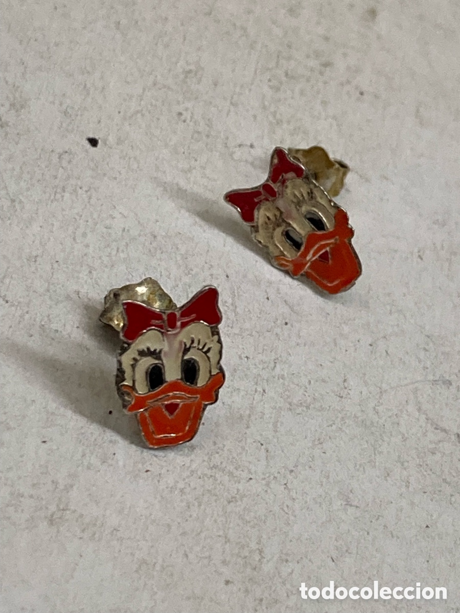 Joyeria: Pendientes de plata esmaltado P551