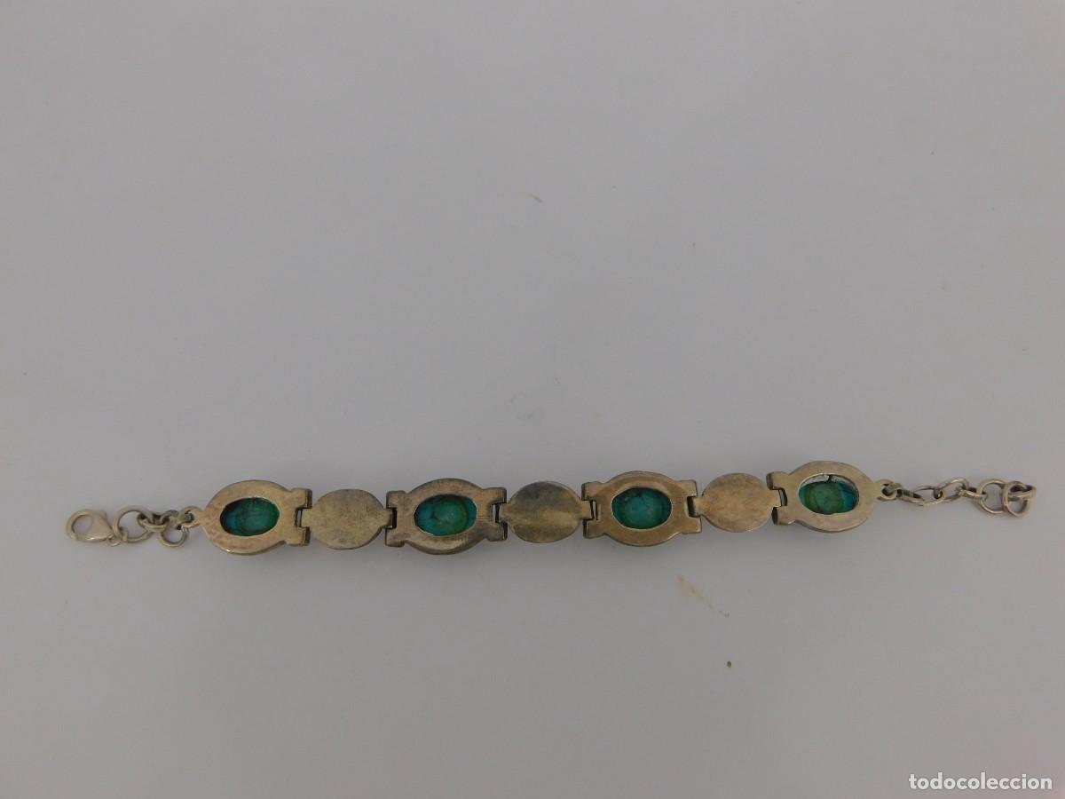 Joyeria: PULSERA DE PLATA CON TURQUESAS - Foto 7